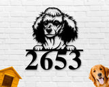 Poodle Dog Breed Custom Metal Sign