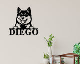 Shiba Inu Dog Breed Custom Metal Sign