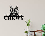 Staffordshire Terrier Dog Breed Custom Metal Sign