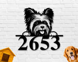 Yorkie Dog Breed Custom Metal Sign