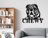 Custom Dog Metal Sign, Personalized Dog Name Sign, Dog Metal Wall Art, Custom Dog Decor, Dog Address Sign, Pet Name Sign, Dog House Sign