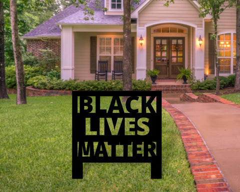 Black Lives Matter Custom Yard Sign