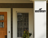 Boxer On Duty Dog Breed Custom Metal Sign
