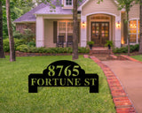 Modern Address Yard Sign