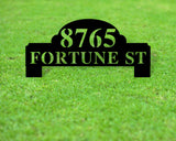 Modern Address Yard Sign
