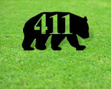 Bear Address Custom Yard Sign