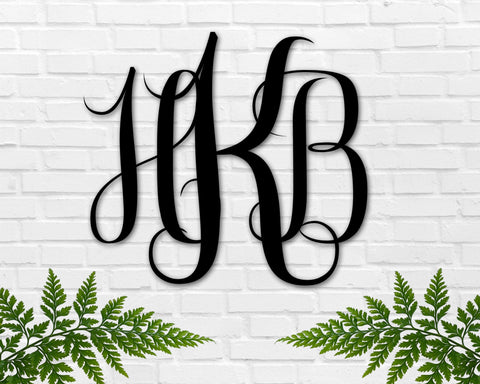 Name Initials Custom Metal Sign