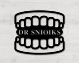 Dental Office Custom Metal Sign