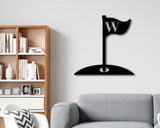 Golf Flag Custom Metal Sign