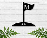 Golf Flag Custom Metal Sign