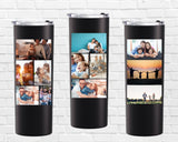 Black Friday, Cyber Monday Sale, Personalized Photo Collage, Cup, Tumbler, Wedding Gift, Custom Gift for Boyfriend Husband, Anniversary Gift