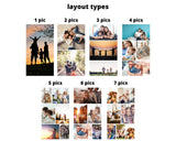 Black Friday, Cyber Monday Sale, Personalized Photo Collage, Cup, Tumbler, Wedding Gift, Custom Gift for Boyfriend Husband, Anniversary Gift