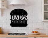 Personalized Metal BBQ Sign, Personalized Grill Sign, Father's Day Git, BBQ Grill Sign, Man Cave Decor, Out Door Kitchen Metal Signs, Burger