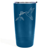 Humming bird engraved Tumbler, Engraved Tumbler, Bird Lover Gift, Humming bird Coffee Cup, 20 oz Tumbler