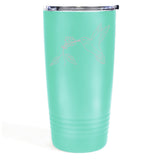 Humming bird engraved Tumbler, Engraved Tumbler, Bird Lover Gift, Humming bird Coffee Cup, 20 oz Tumbler