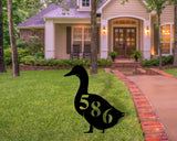 Duck Address Custom Yard Sign