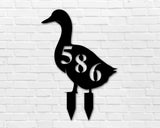 Duck Address Custom Yard Sign