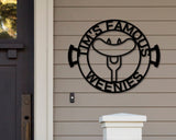 Patio/Grill/Bar Name Custom Metal Sign