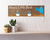 Personalized Mom Gift, Mother's Day Gift from Kids, Custom Gift for Mom, Custom Wood Sign, Mom's Little Nest, Kids Names Wooden Plank
