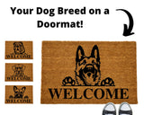 Custom Dog Doormat, Personalized Dog Welcome Mat, Dog Welcome Rug, Custom Dog Doormat, Dog Welcome Mat, Pet Name Doormat, Dog House Doormat