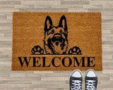 German Shepherd Doormat, German Shepherd Welcome Doormat, German Shepherd Name Mat, Pet Name Rug, Dog Lover Gift, Gift for Pet owner, Dog