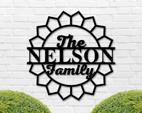 Family Name Custom Metal Sign