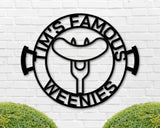 Patio/Grill/Bar Name Custom Metal Sign