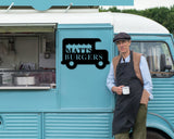 Food Truck Custom Metal Sign