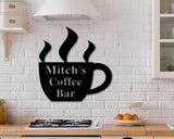 Coffee Bar Custom Metal Sign