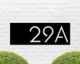 Apartment Number Metal Sign