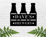 Brewery Names Custom Metal Sign
