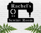 Sewing Room Name Custom Metal Sign