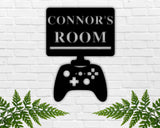 Gaming Room Metal Sign, Custom Gaming Sign, Personalized Gamer Sign, PC Gamer Sign, Gamer Gift, Boys Room Decor, Game Room Decor, Controller