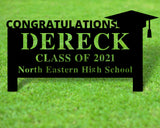 Graduation Name Custom Yard Sign
