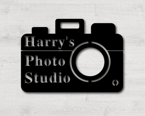 Photo Studio Custom Metal Sign