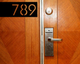 Apartment Number Metal Sign