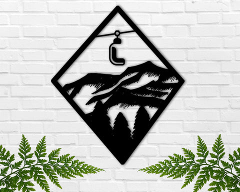 Snowboarding Art Custom Metal Sign