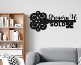 Realtor Gift Custom Metal Sign