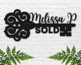 Realtor Gift Custom Metal Sign