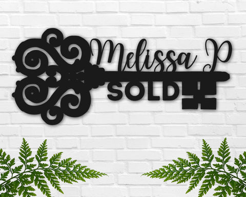 Realtor Gift Custom Metal Sign