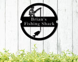 Fishing Name Custom Metal Sign