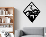 Snowboarding Art Custom Metal Sign