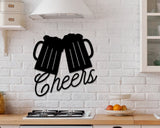 Cheers Custom Metal Sign