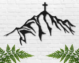 Cross Art Metal Sign