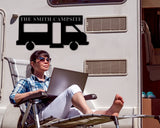 Camper Name Custom Metal Sign