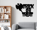 Trick or Treat Halloween Custom Metal Sign