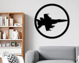 Upload A Fighter Jet Custom Metal Sign