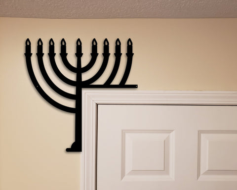 Menorah Custom Metal Sign