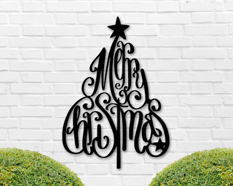 Merry Christmas Custom Metal Sign