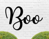 Boo Halloween Custom Metal Sign